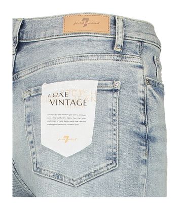 Licht blauwe wide fit met hoge taille For All Mankind