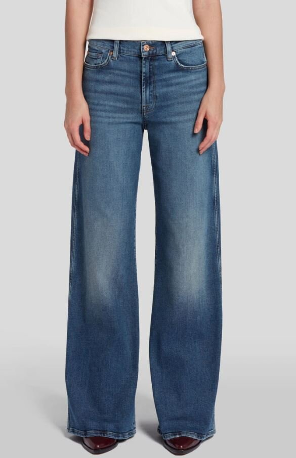 Mid blue loose fit jeans For All Mankind
