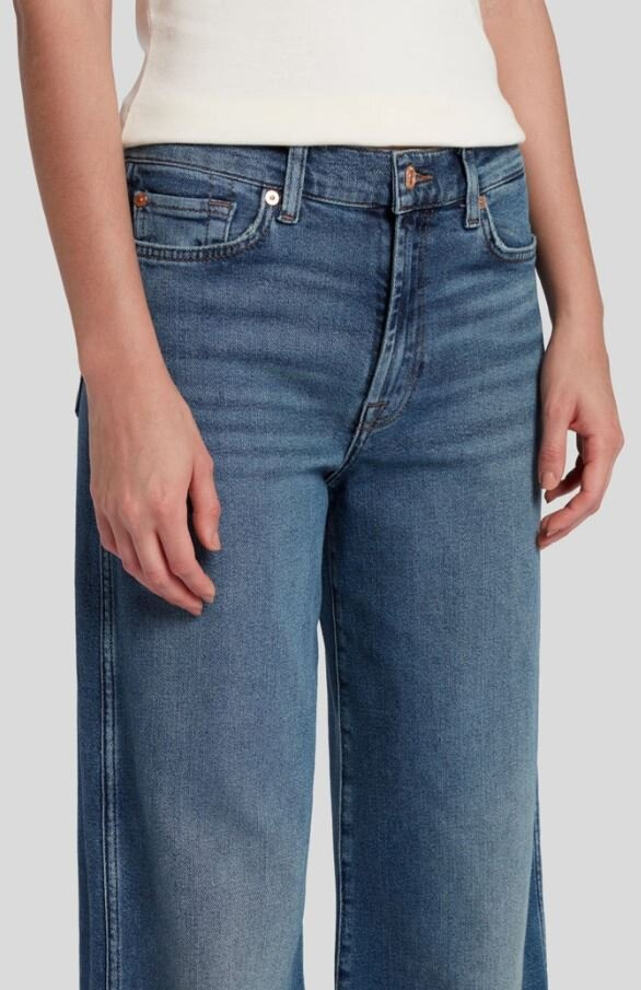Mid blue loose fit jeans For All Mankind