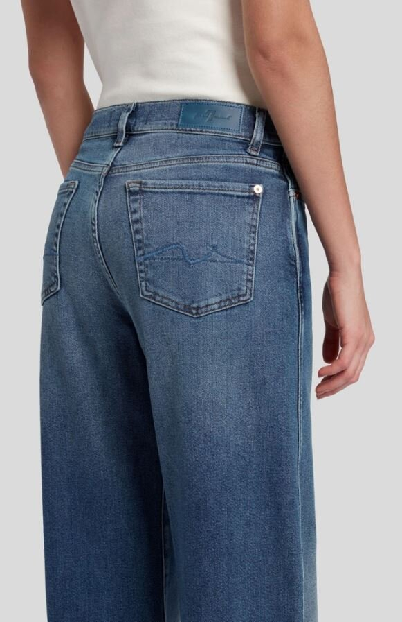 Mid blue loose fit jeans For All Mankind