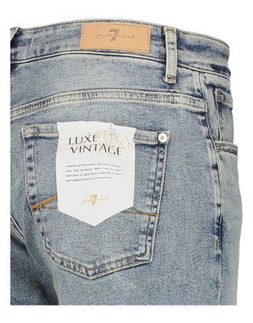 Vintage blauwe straight fit jeans For All Mankind