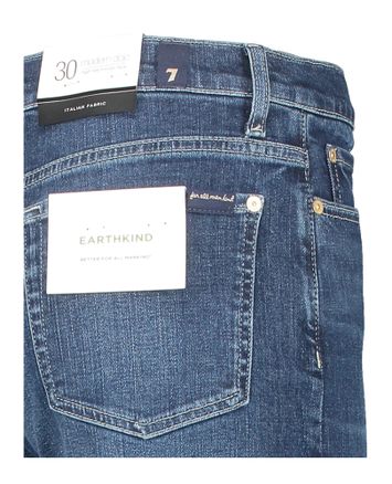 Donkerblauwe flared fit met hoge taille For All Mankind