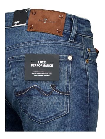 Donkerblauwe slim fit jeans For all mankind