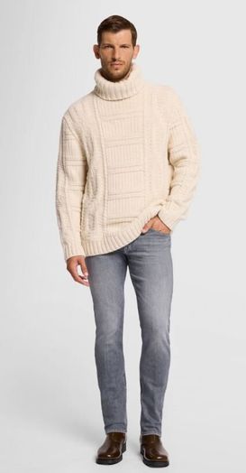 Grijze slim fit jeans For All Mankind