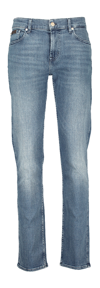 Blauwe slim fit jeans For All Mankind