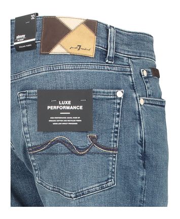 Blauwe slim fit jeans For All Mankind