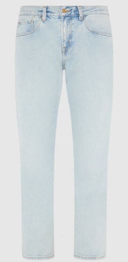 Licht blauwe classic straight fit For All Mankind