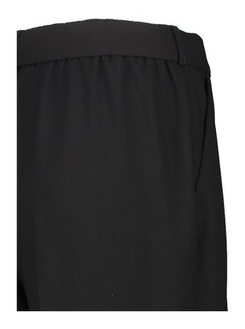 Zwarte soepelvallende broek met lint Lowie Her