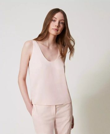Zalmroze top Twinset 