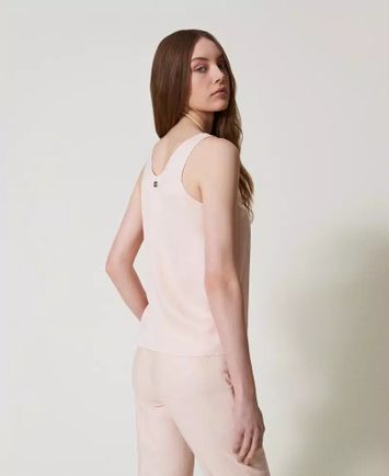 Zalmroze top Twinset 