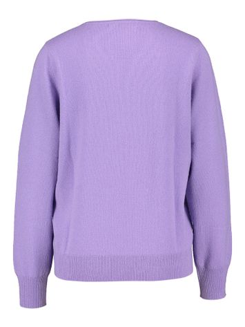 Paarse cashmere trui met ronde hals Kayon Xandres