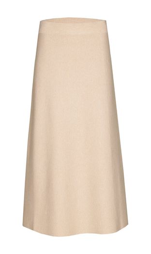 Beige comfortabele rok Audu Xandres