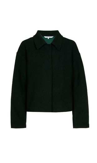 Groene korte mantel Xandres