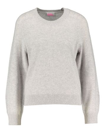 Gris chine fonce trui met ronde hals From Future 