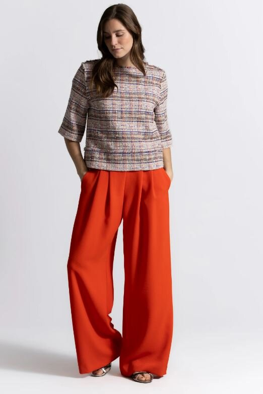 Oranje wijde broek Rondo Gigue