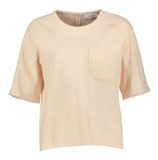 Gigue Roze dikkere bloes met structuur Honey