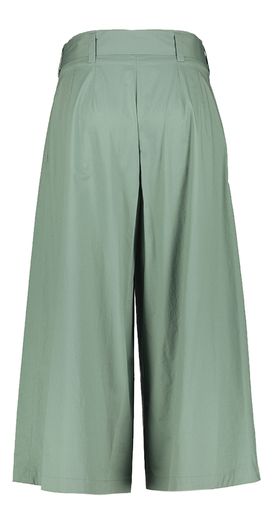 BEIGAI Damesbroeken Elastische Hoge Taille Brede Been Broek met Zakken Dames Elegante Losse Lounge Palazzo Broek, Lichtblauw, XXL