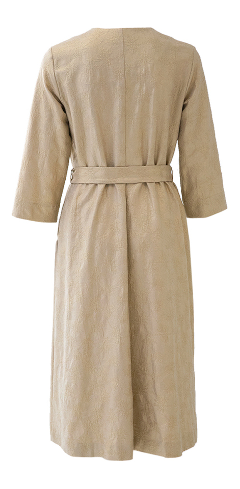 Lange goudkleurige feestelijke jurk Kozy Gigue