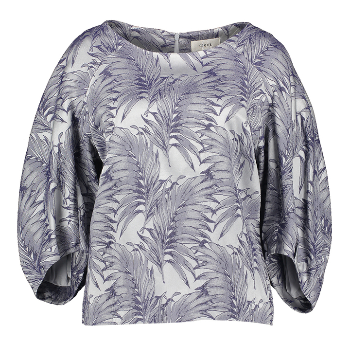 Bloemenprint bloes met 3/4 mouwen Helga Gigue 