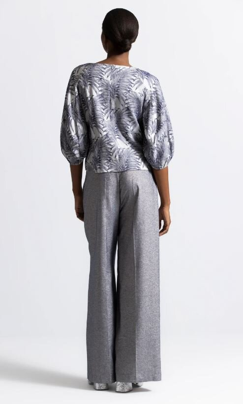 Bloemenprint bloes met 3/4 mouwen Helga Gigue 