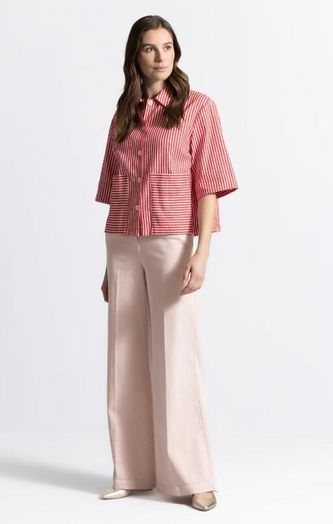 Roze wide fit jeans Gigue