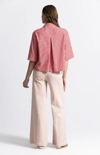 Roze wide fit jeans Gigue