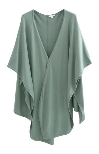 Groene poncho Gigue