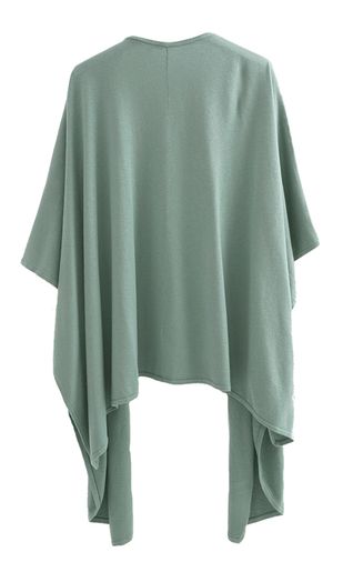 Groene poncho Gigue
