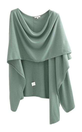 Groene poncho Gigue