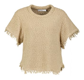 Donker beige gehaakte trui Sylva Iro