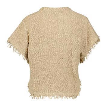 Donker beige gehaakte trui Sylva Iro