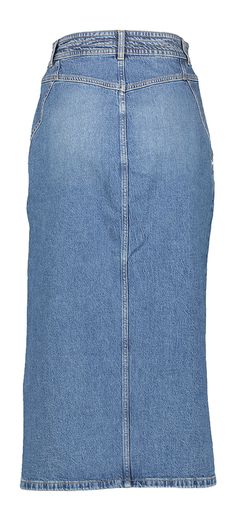 Donkerblauwe jeansrok met split Garice Iro