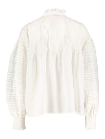 Witte bloes met broderie Dahlia Vanessa Bruno