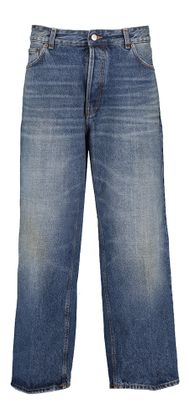 Haikure Blauwkleurige afgewassen loose fit jeans Betty