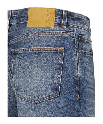 Blauwkleurige afgewassen loose fit jeans Betty Haikure