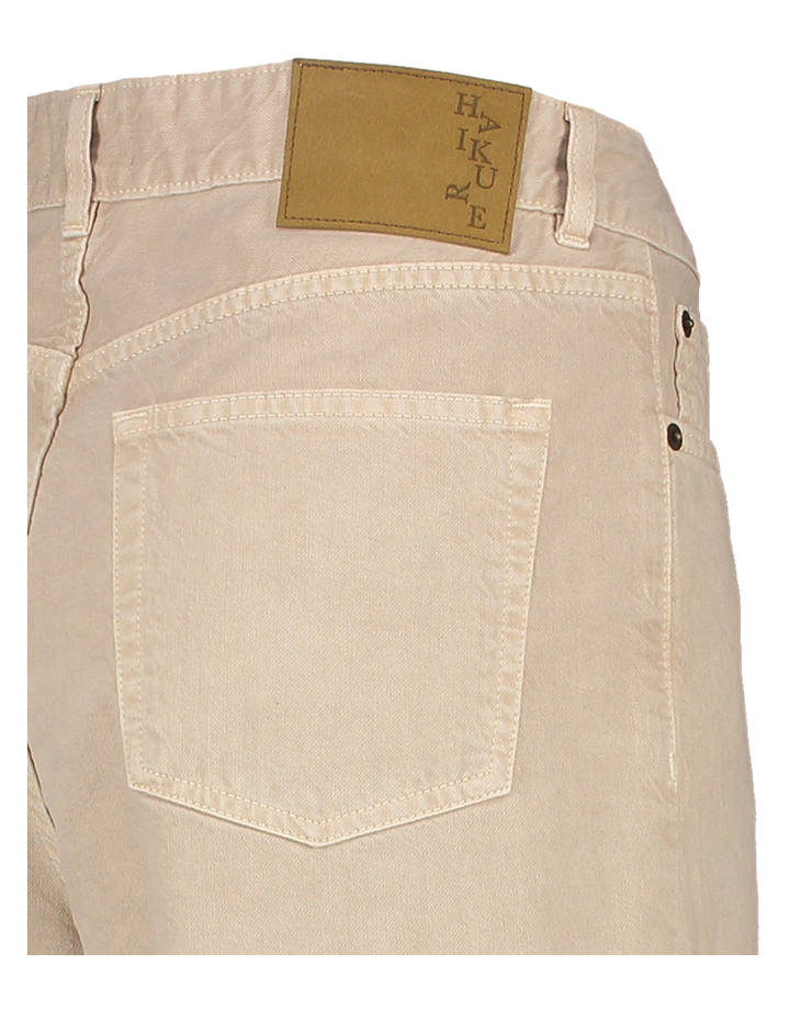 Beige straight fit jeans Betty Twill Haikure