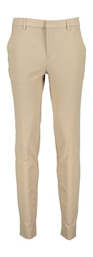 Beige katoenen slim fit broek Josh Plain