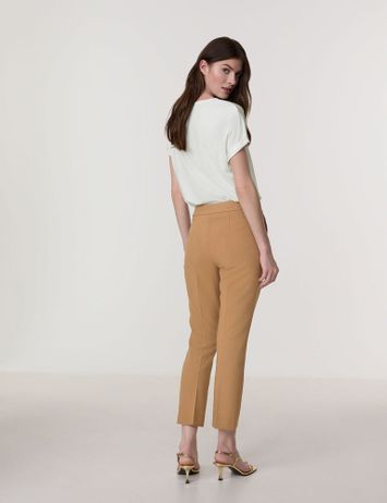 Caramel lange geklede broek Gerry Weber 