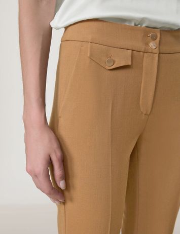 Caramel lange geklede broek Gerry Weber 