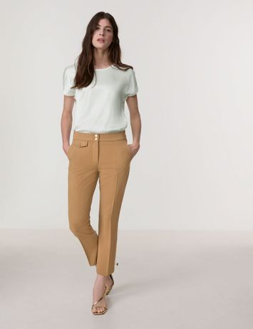 Caramel lange geklede broek Gerry Weber 
