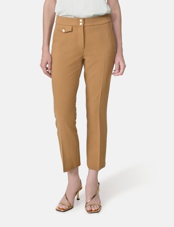 Caramel lange geklede broek Gerry Weber 