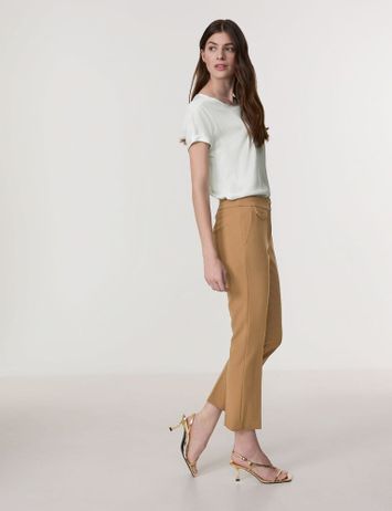 Caramel lange geklede broek Gerry Weber 