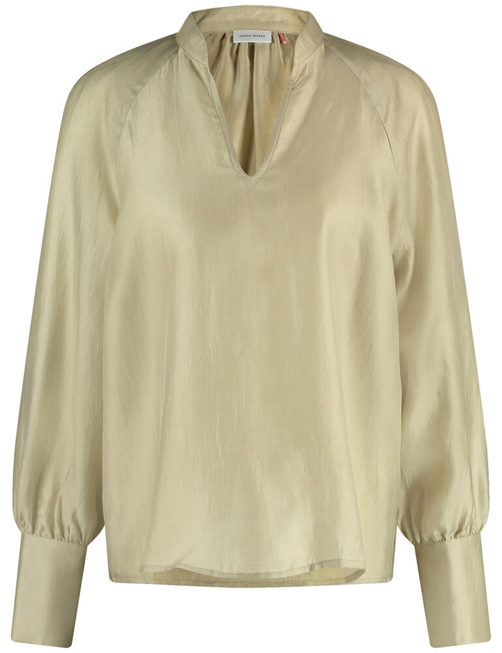 Goudkleurige glanzende blouse Gerry Weber