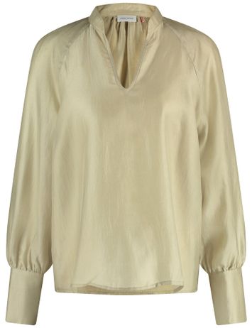 Goudkleurige glanzende blouse Gerry Weber