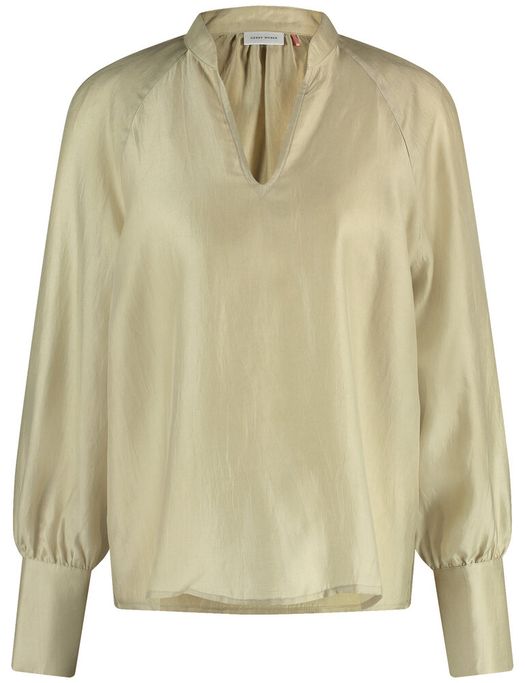 Goudkleurige glanzende blouse Gerry Weber
