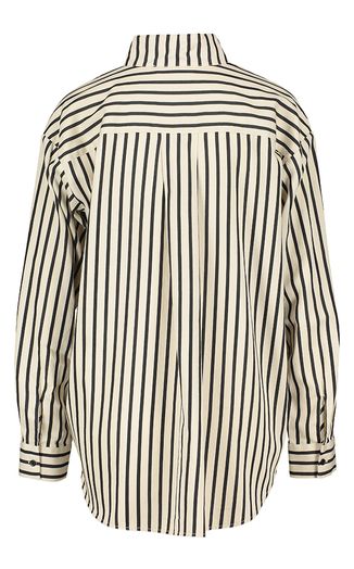 Creme kleurige bloes met zwarte strepen Gerry Weber