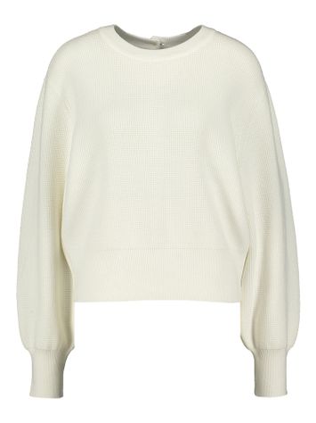 Witte trui met knopen op de rug Rachelle MSCH Copenhagen 