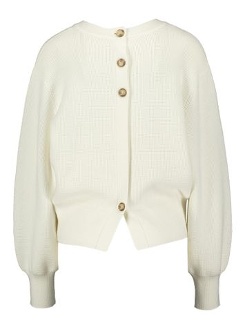 Witte trui met knopen op de rug Rachelle MSCH Copenhagen 