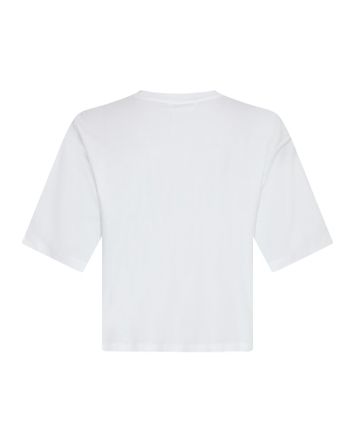 Witte oversized t-shirt Moa Melea MSCH Copenhagen 