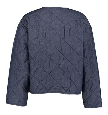 Donkerblauw padded vestje met drukknopen Lysandra MSCH Copenhagen